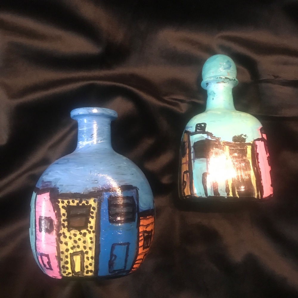 💚💙Bottle Vases💙💚
